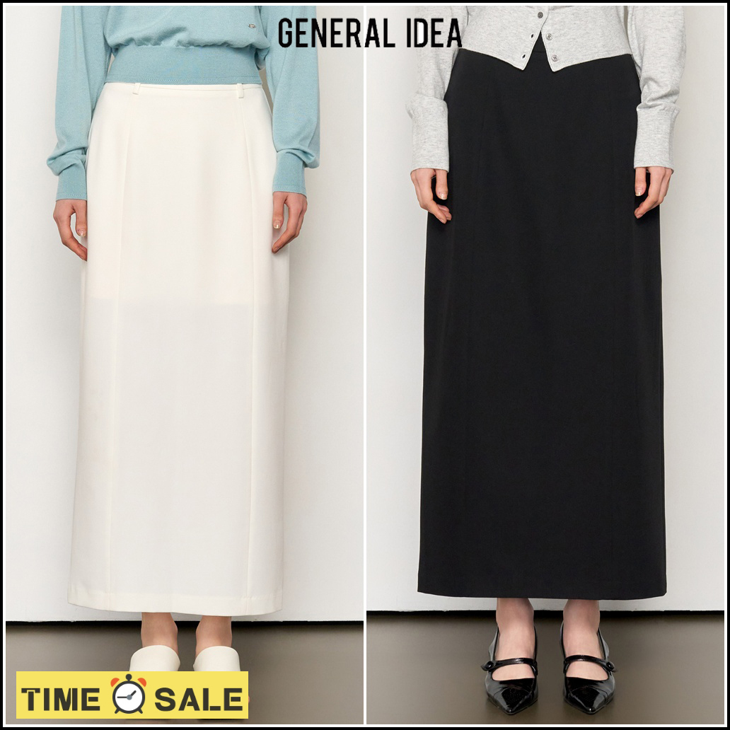 【GENERAL IDEA】Minimal H Line ロングスカート