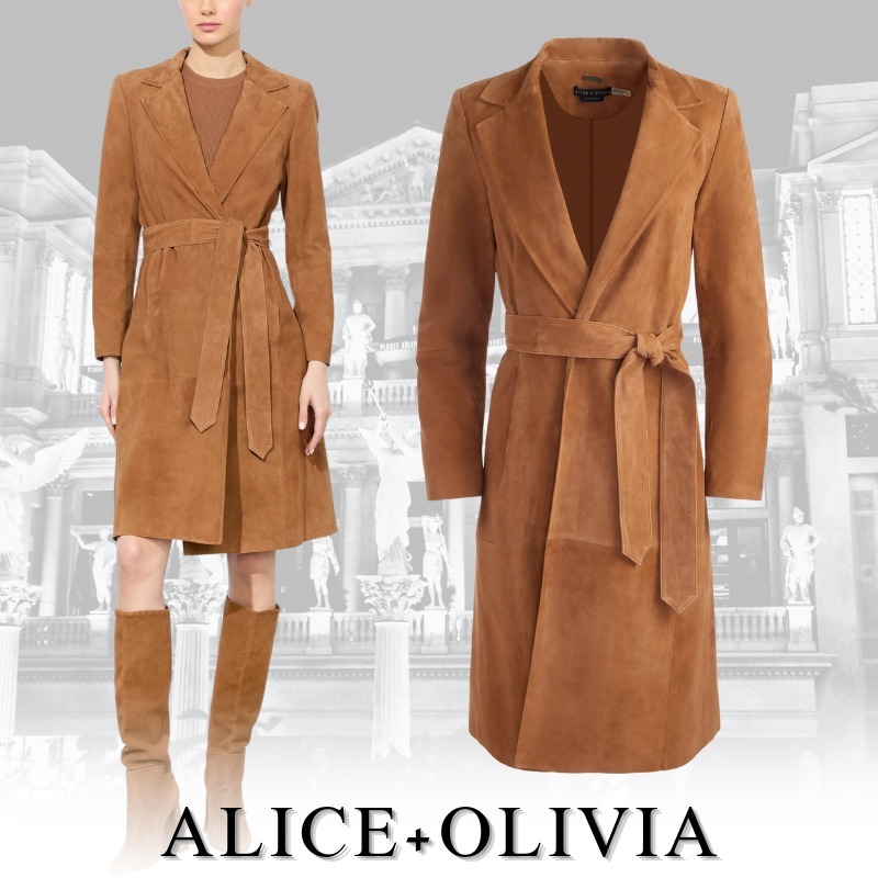 ALICE+OLIVIA アリスアンドオリビア スエードロングコート
