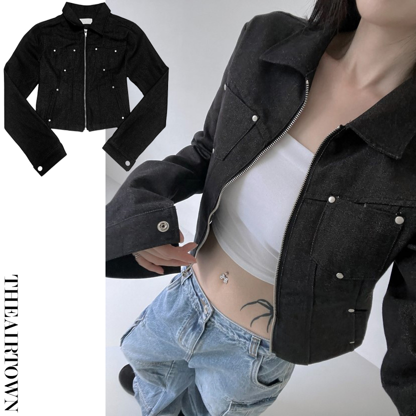 【THEAIRTOWN】Season To Be Rivet Denim Jk