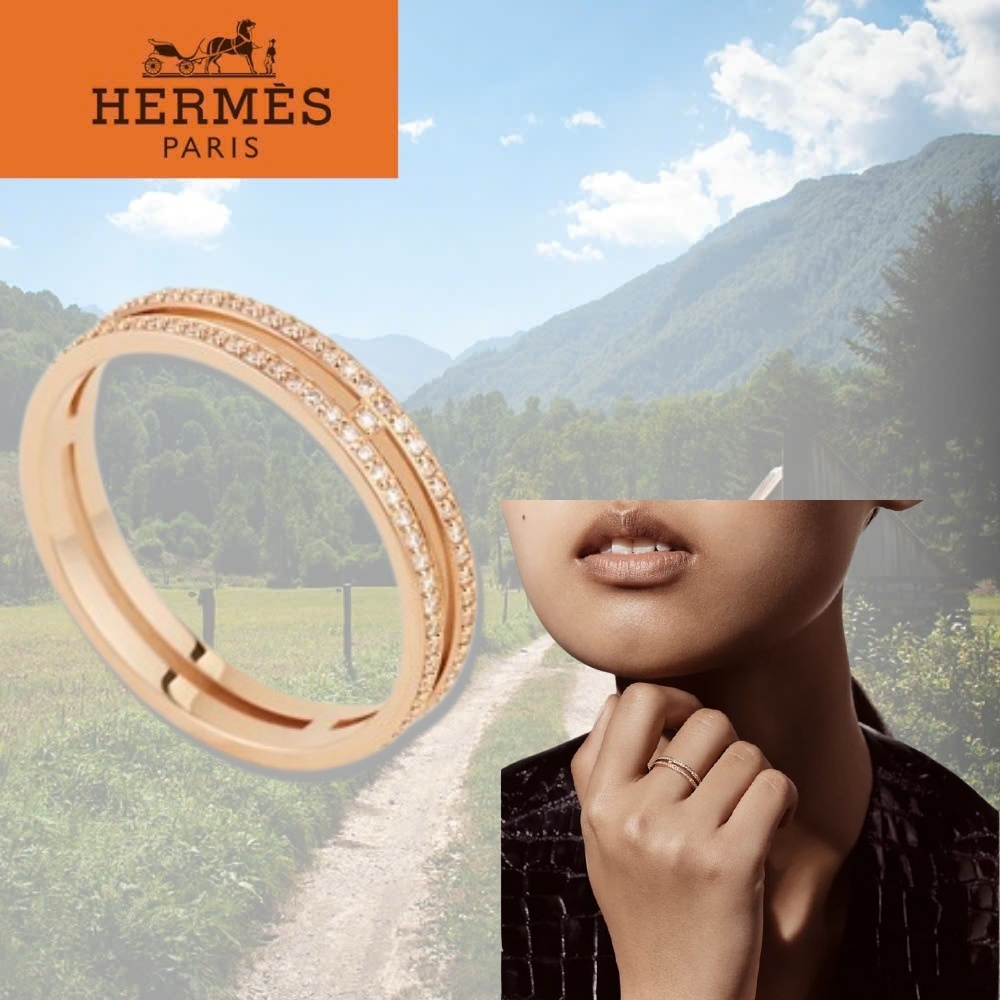 【大人気！】HERMES alliance ariane petit modele リング
