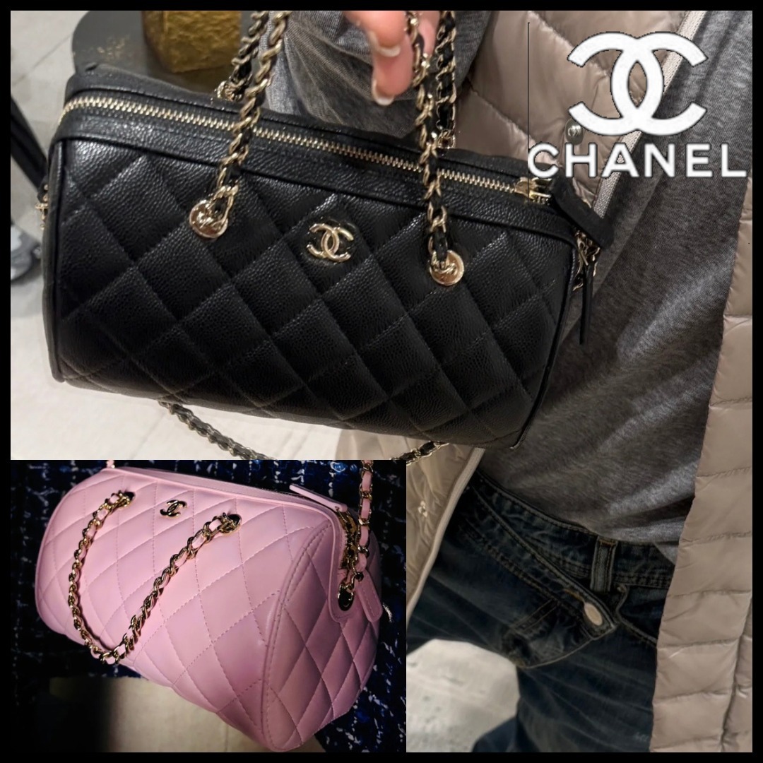 【大人気♡25Ｐ】CHANEL ミニボストンバッグ