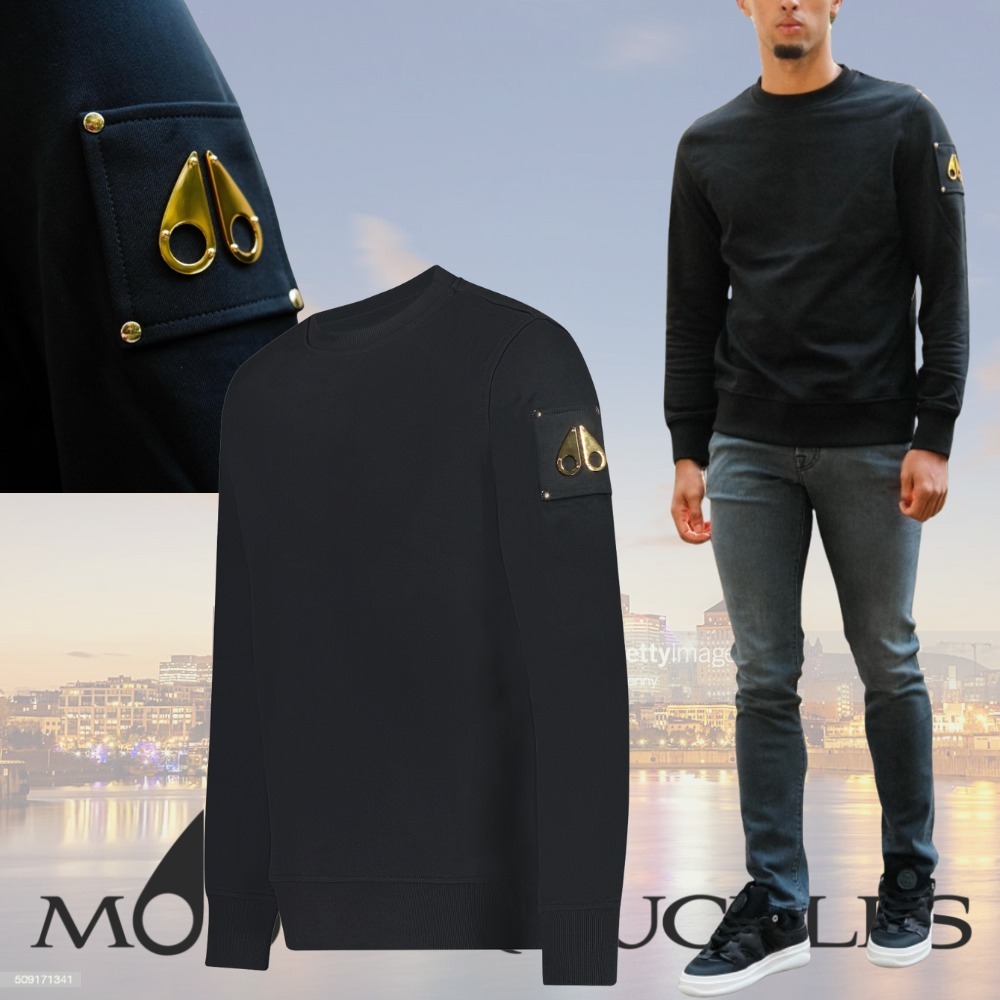 人気！ゴールドロゴ♪MOOSE KNUCKLES スウェットシャツ