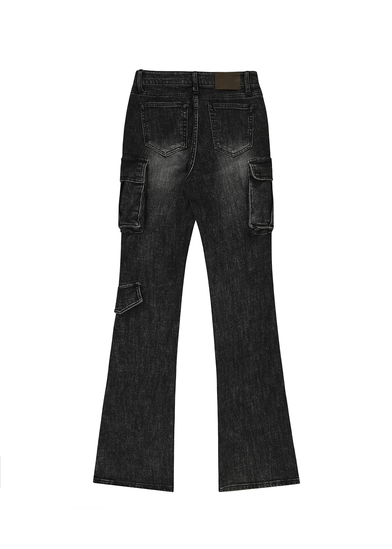 《bohemian seoul》 CROSSOVER POCKET BOOTS CUT JEANS