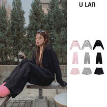 【U LAN】[MADE] ALL DAY Crop Hood Training Set-up Long ver