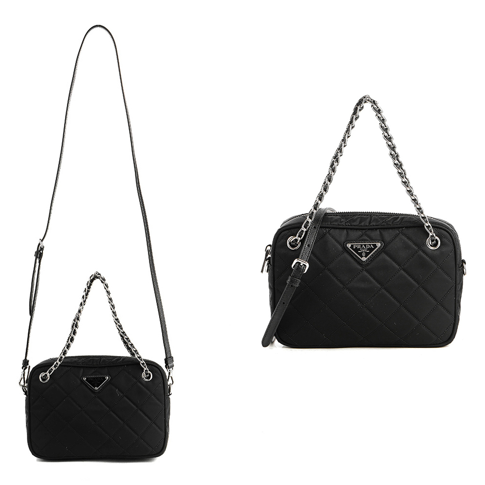 関税負担なし☆PRADA キルティ ングナイロン ショルダーバッグ