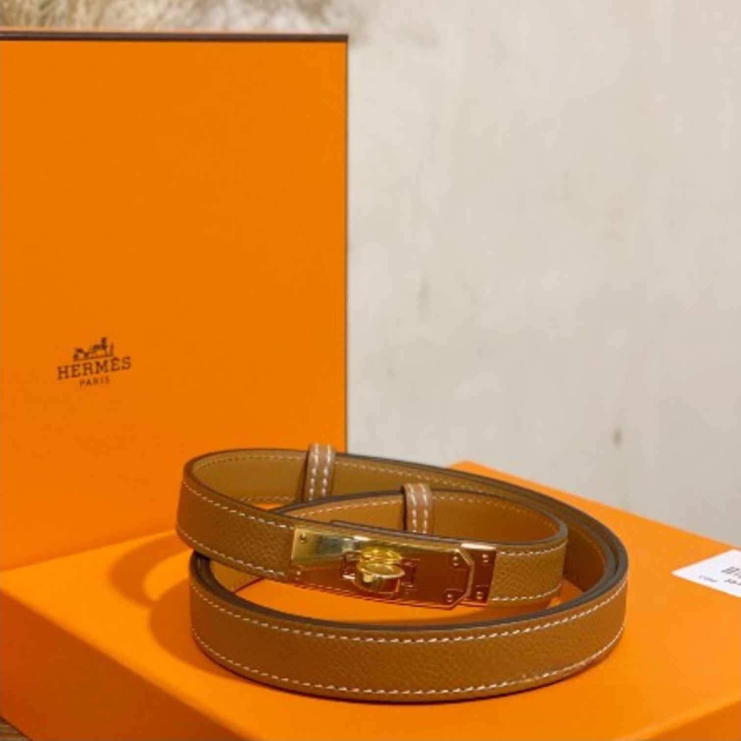 【Hermes】エルメス★belt★ケリーベルト★新品★ゴールド