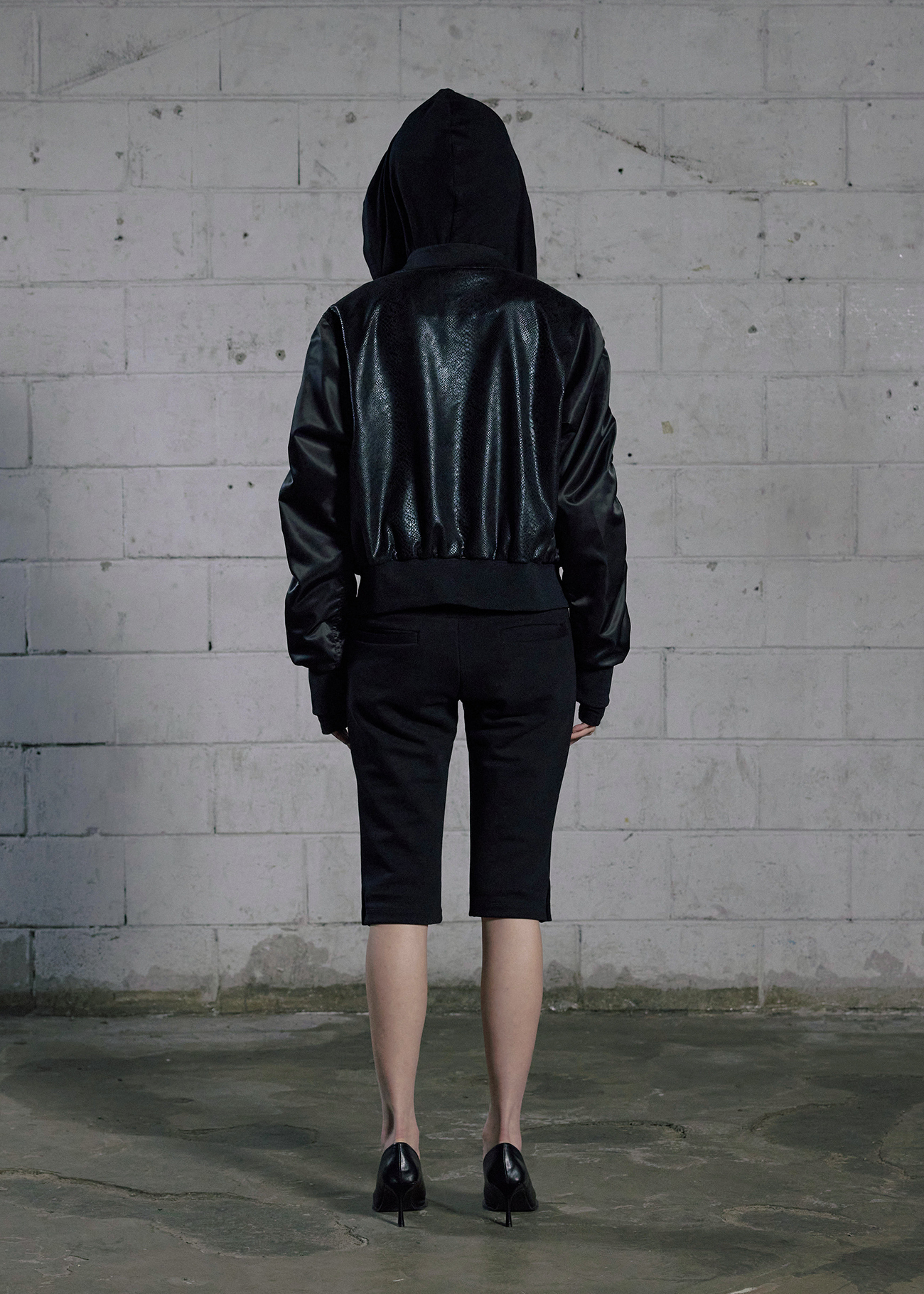 《bohemian seoul》 PYTHON SHIRRING MA-1