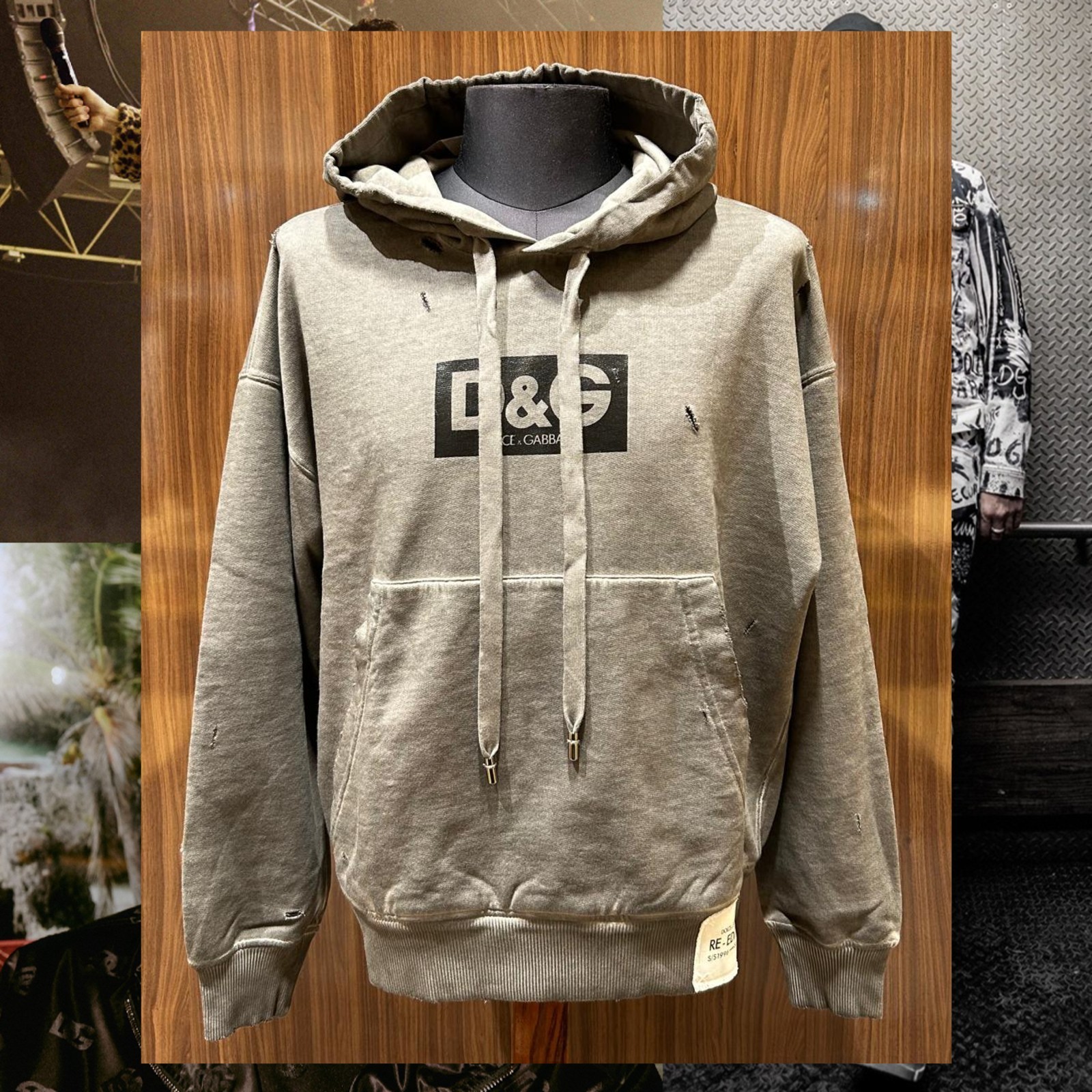 関税込 ドルチェ＆ガッバーナ フーディ Re-Edition D&Gパッチ