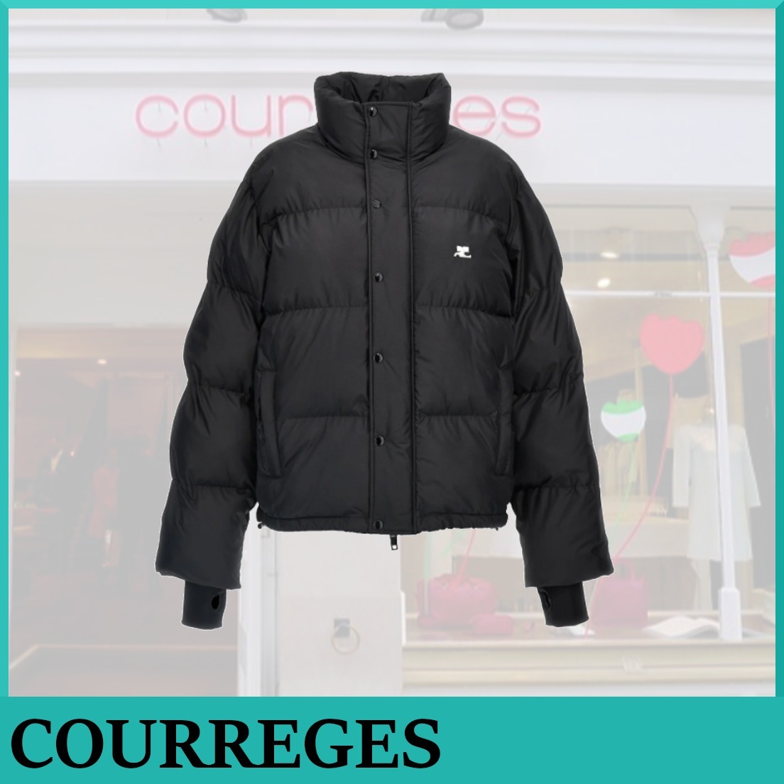 Courreges★ロゴ刺繍パファージャケット