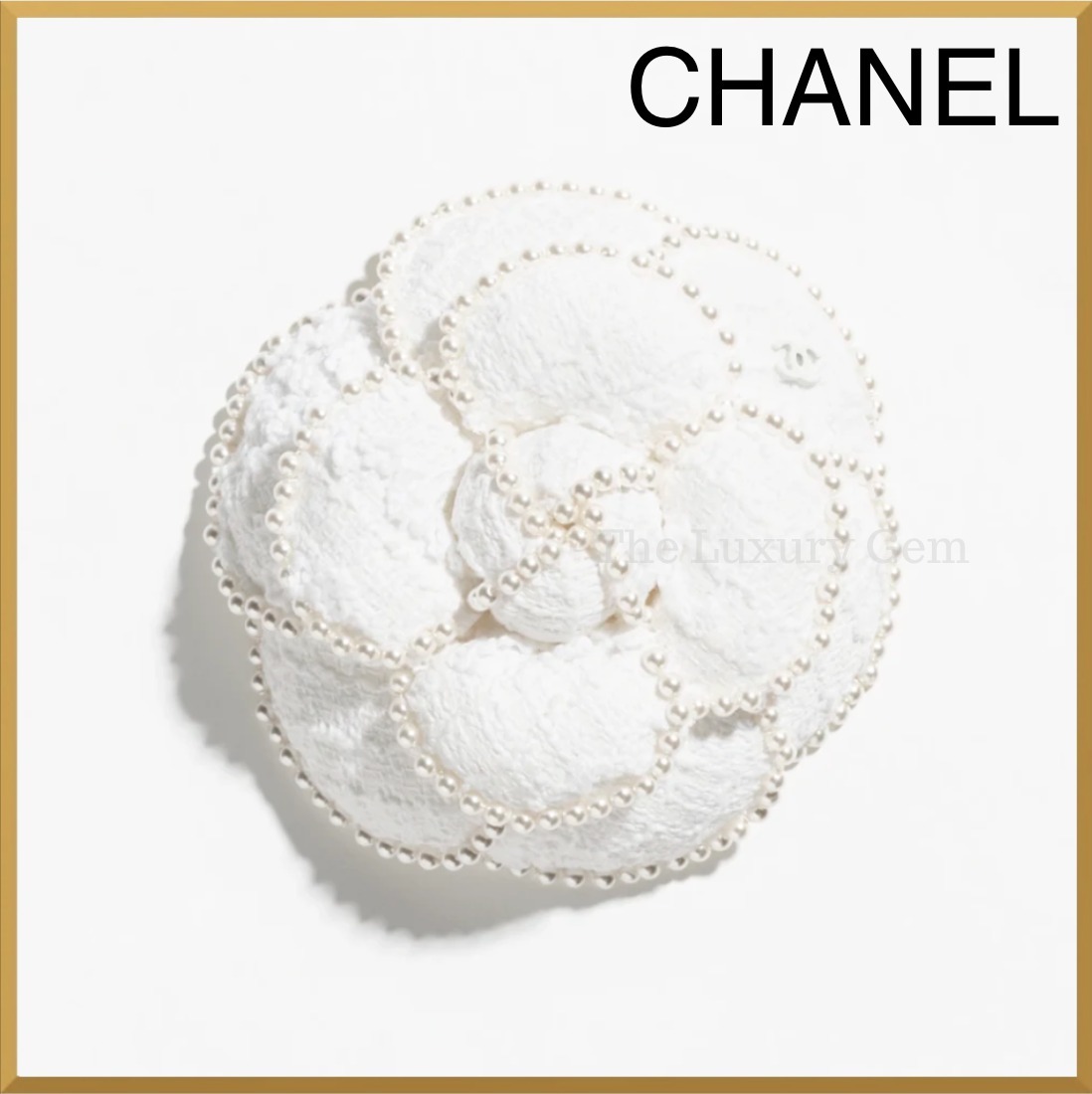 CHANEL カメリアブローチ
