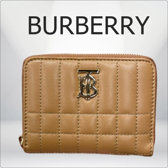 ♦Burberry♦キルティング ジップ ウォレット☆