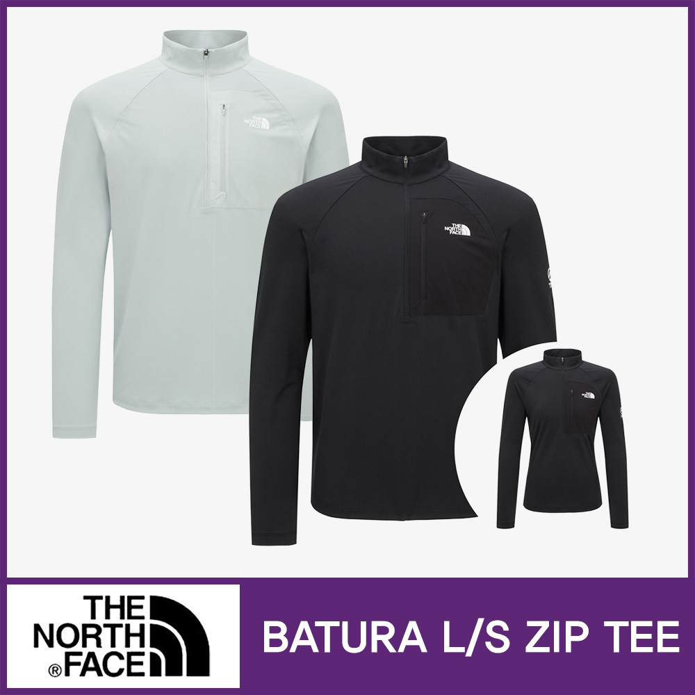 ★THE NORTH FACE★BATURA L/S ZIP TEE★