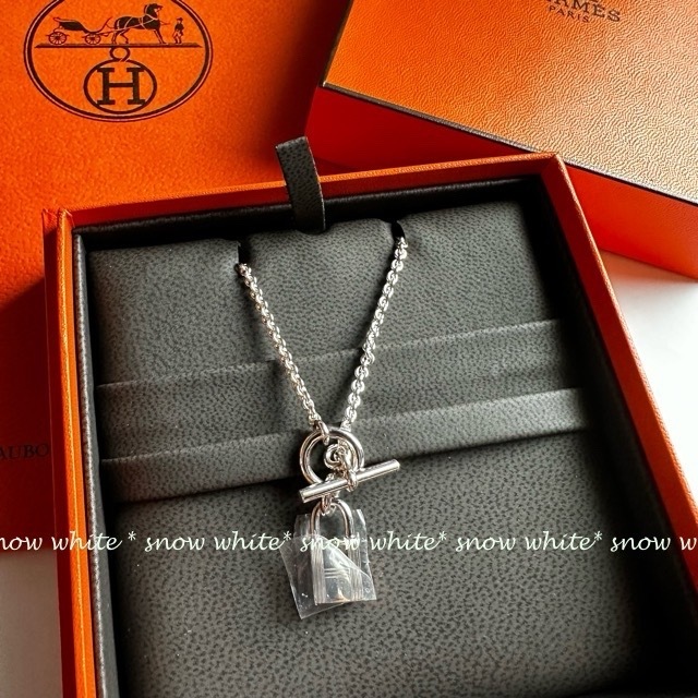 明日着 入手困難 SILVER ケリーペンダント ネックレス HERMES