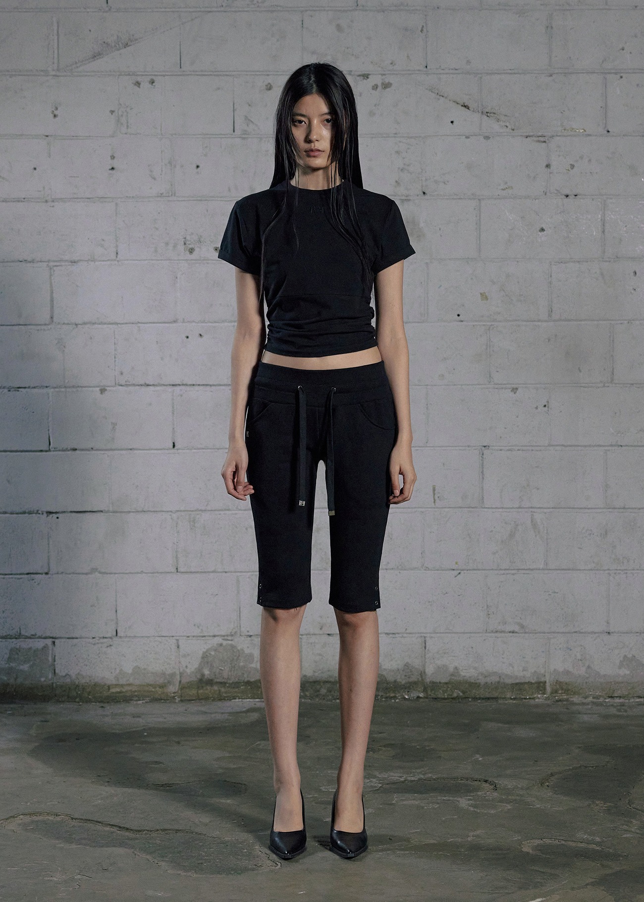 【BOHEMSEO】\"25SS\" BACK HOOKED SHIRRING T [正規品] セクシー