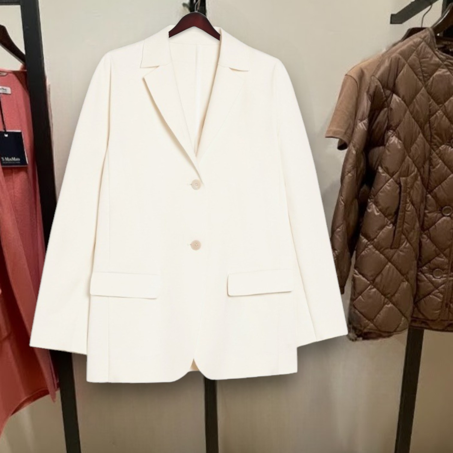 レゼーナ ジャージー シングルブレスト ジャケット・LESENA