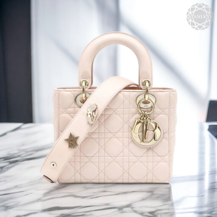 【Dior】LADY DIOR BAG レディ ディオール ラムスキン バッグ