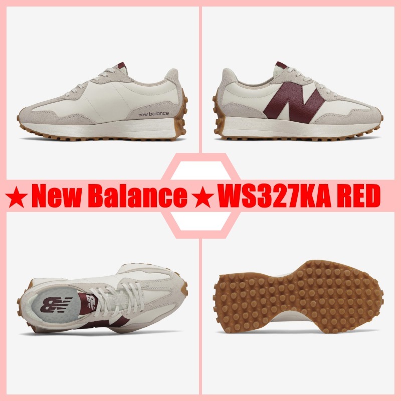 【超レア 】★New Balance★WS327KA RED☆追跡可