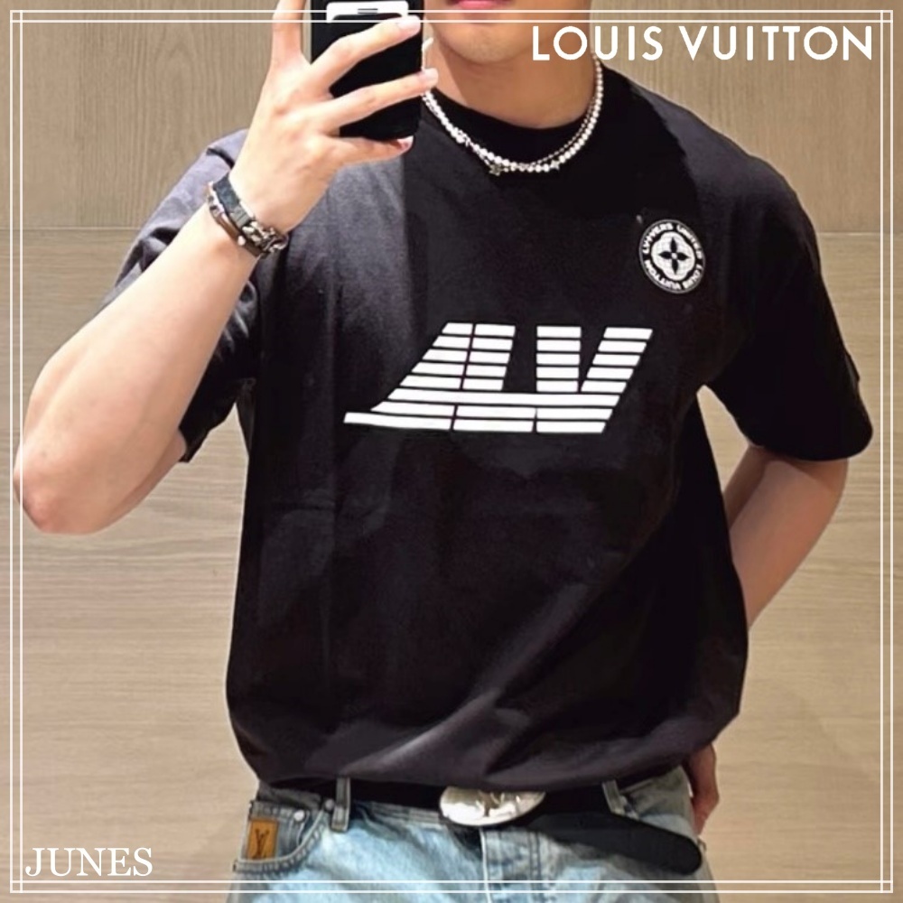 今期の新作！！【LOUIS VUITTON】プリンテッドコットンTシャツ