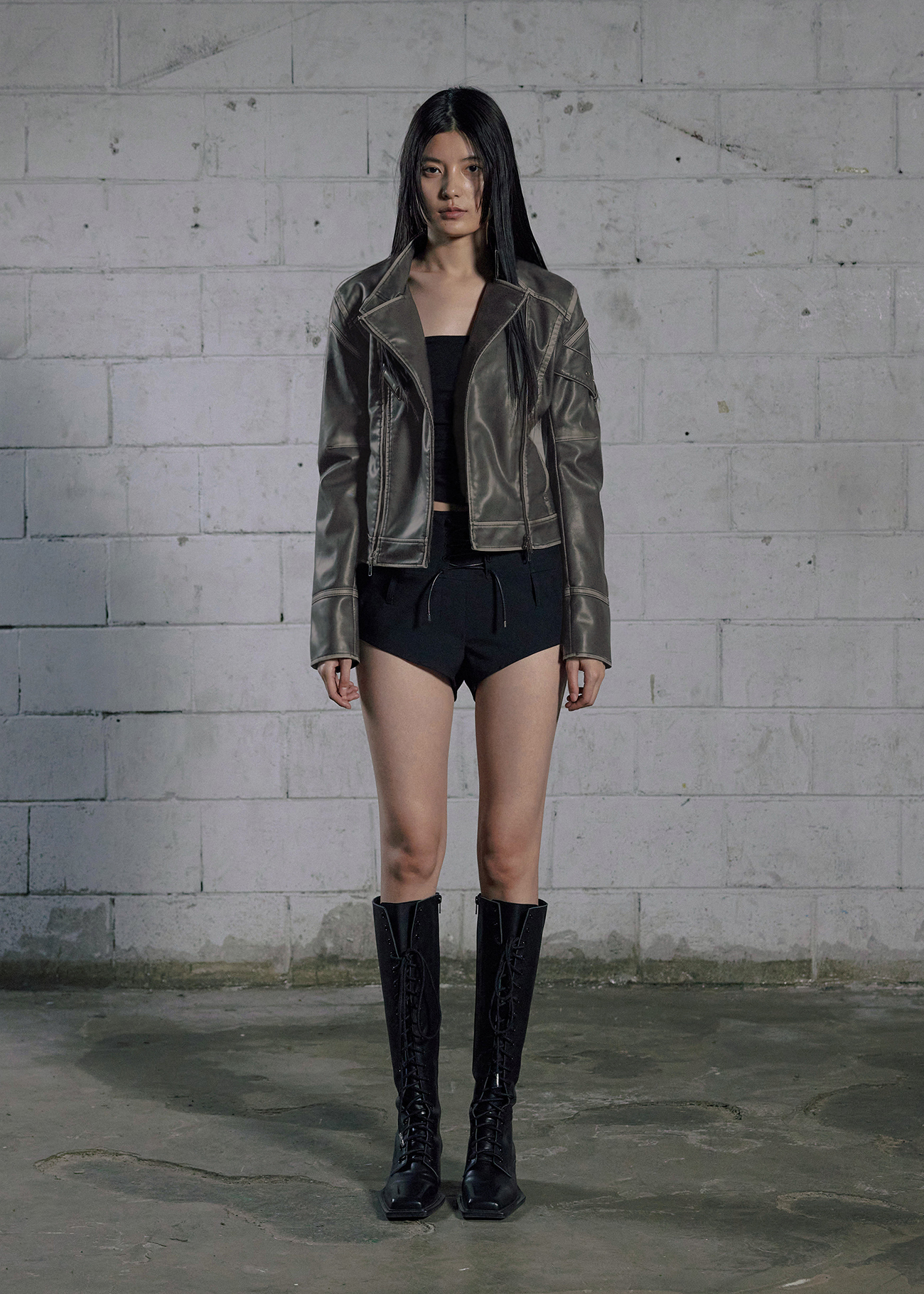 【BOHEMSEO】\"25SS\" BELTED TWO-WAY FITTED JACKET [正規品]