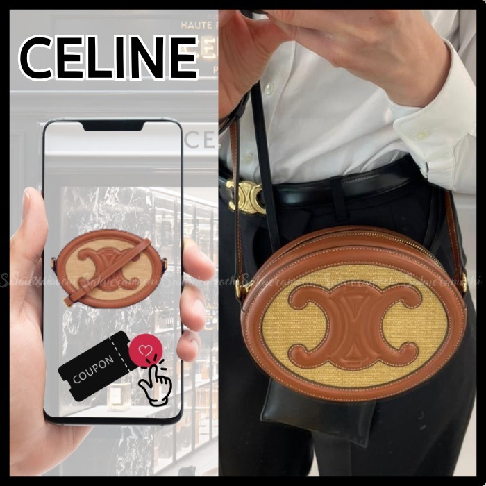 【CELINE】お洒落♪lady's キュイル トリオンフ オーバルバッグ