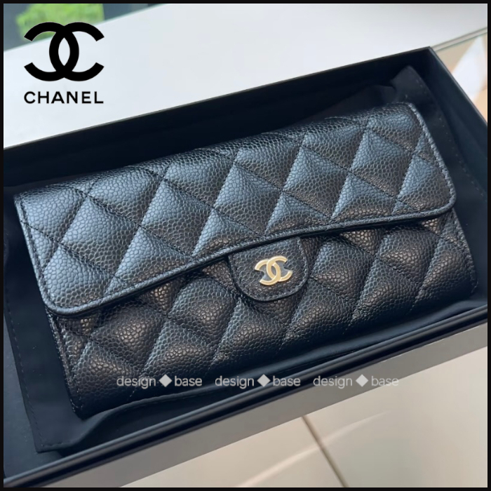 ★大人気定番【 CHANEL 】ロング フラップ ウォレット