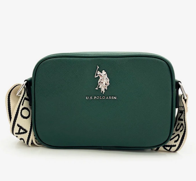 U.S.Polo Assn. メタルポニー ロゴストラップ クロスボディー