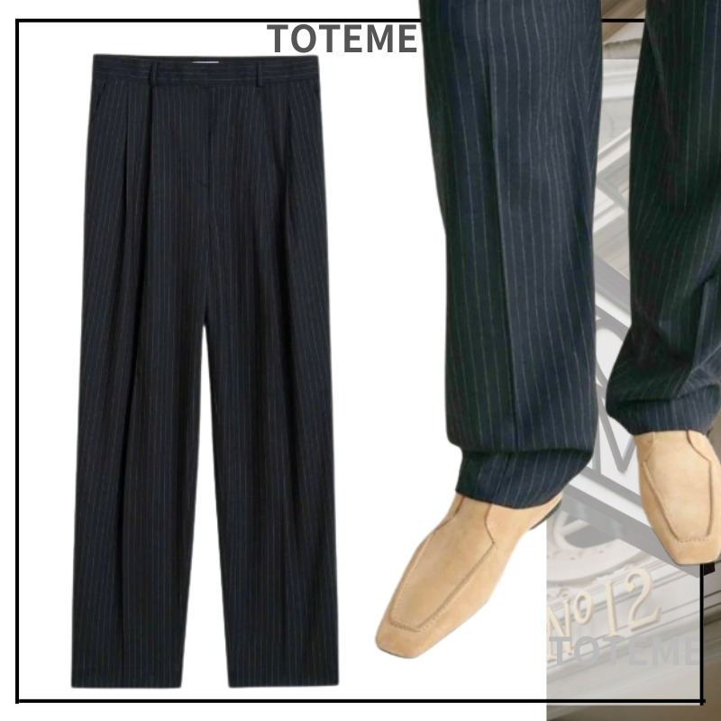 ■ TOTEME ■ ピンストライプ テーラードパンツ