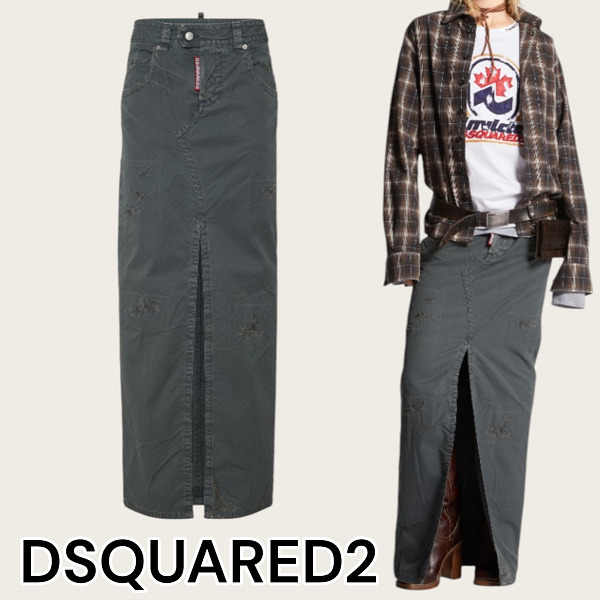 D SQUARED2★9 To 5 コットン スカート