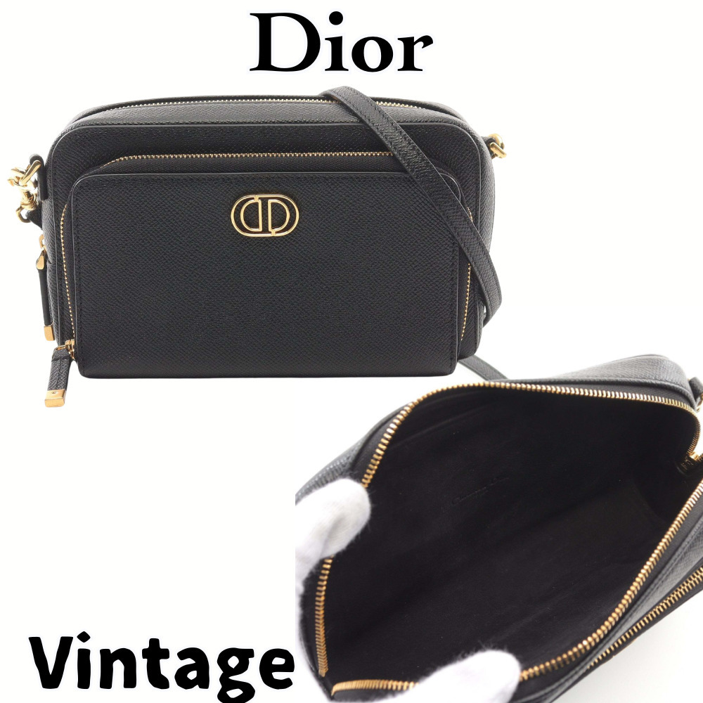 【ヴィンテージ】Rank:S☆Dior BLACK 958544 ショルダーバッグ
