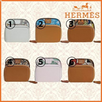 新作☆裏地が可愛い】HERMES シルクイン小銭入れ (HERMES/コイン