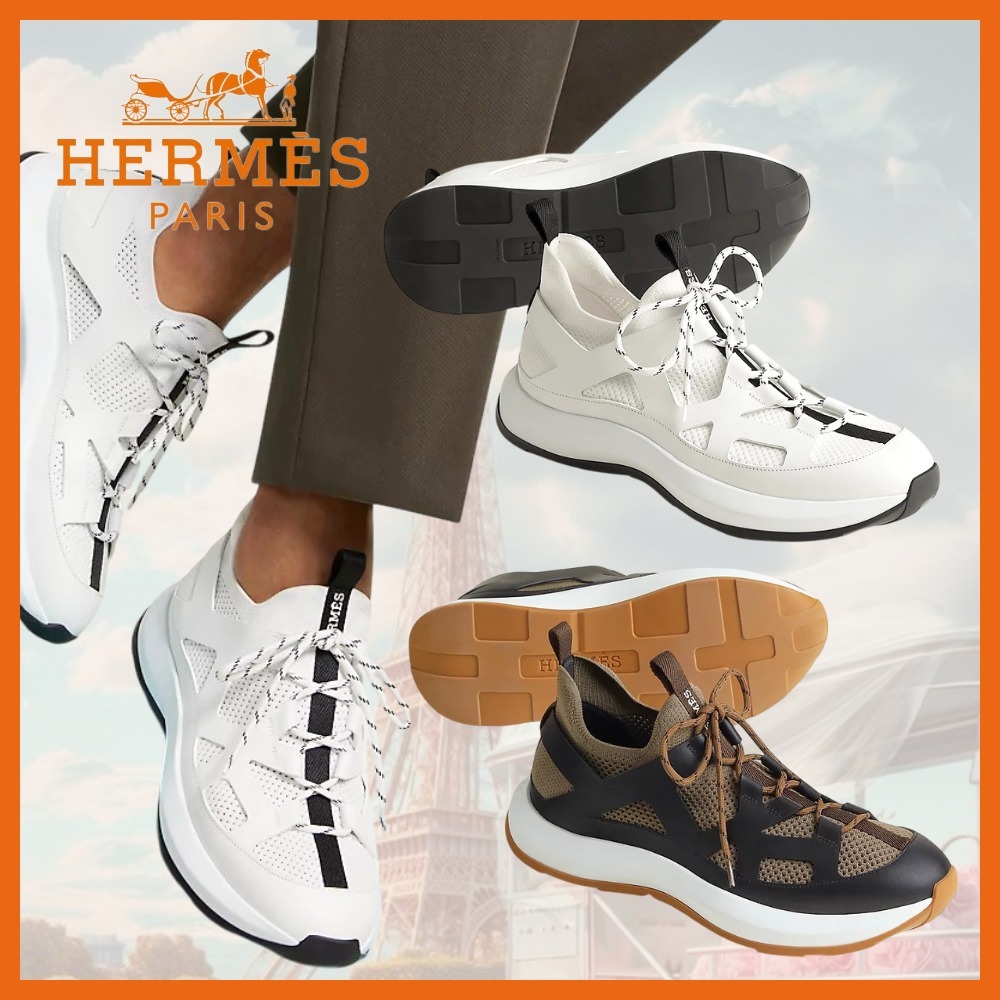 【超軽量♪/お洒落メンズ】HERMES スニーカー KATANA