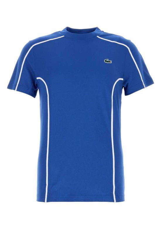 Tシャツ・カットソー LACOSTE Men T Shirts TH7545 IXW Blue