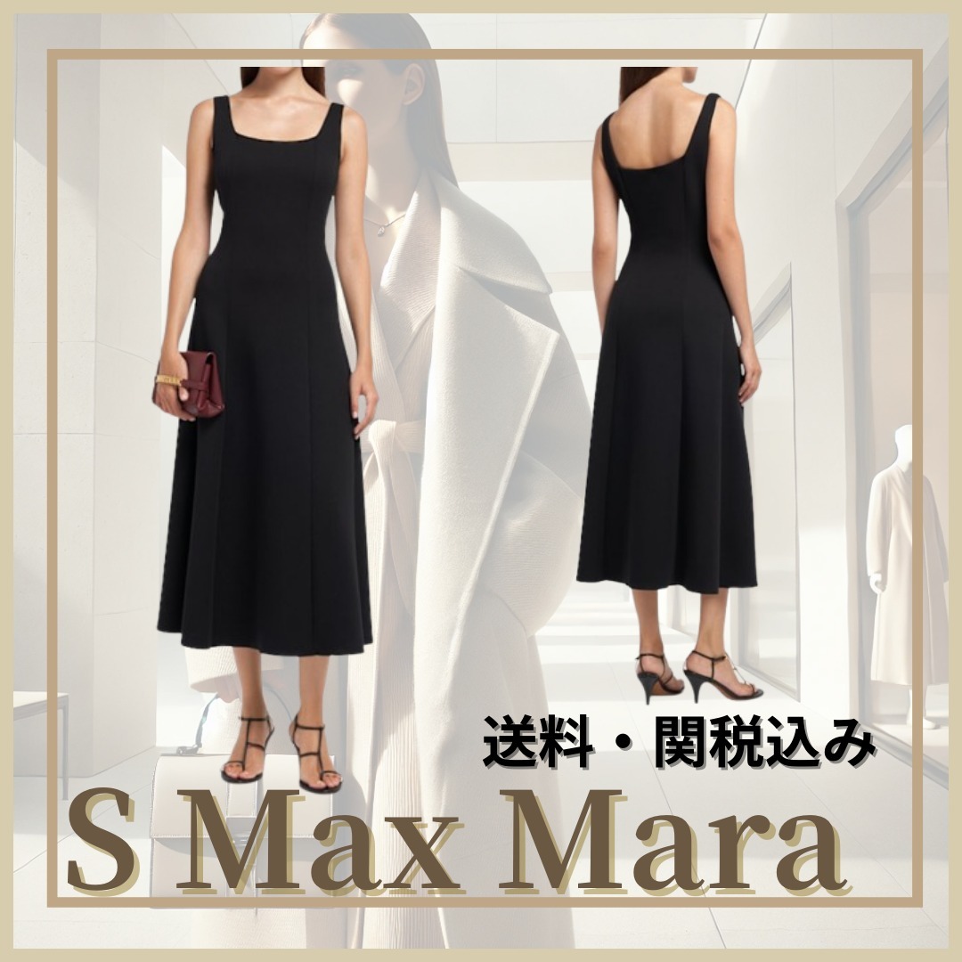 関税込み＊S Max Mara＊ Platani scuba jersey midi dress