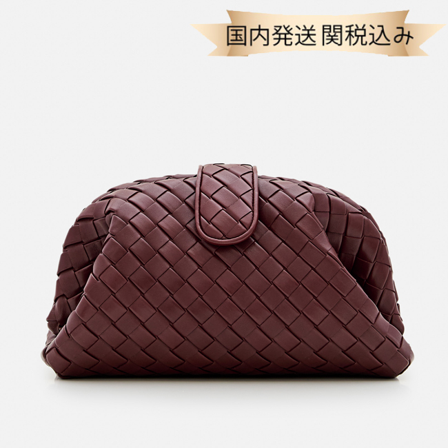 国内発送【BOTTEGA VENETA】ローレン 1980 バッグボルドー