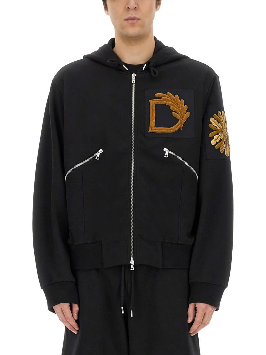 【送料&関税込】Dries Van Noten Sweatshirt With Embroidery