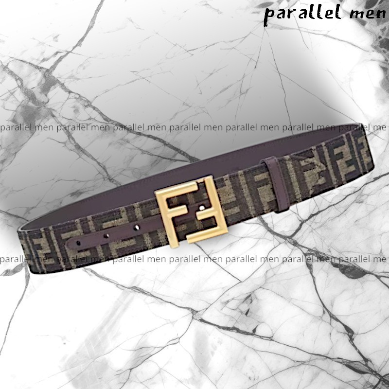 【FENDI】フェンディ FFモチーフ ゴールドFFバックル ベルト