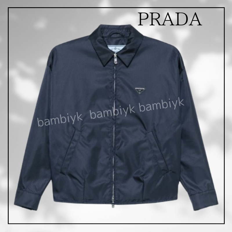 国内配送/関税込【PRADA】RE-ナイロン ブルゾンジャケット