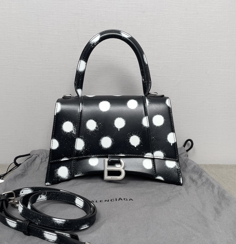 ★送料込★BALENCIAGA HOURGLASS トップハンドル バッグ