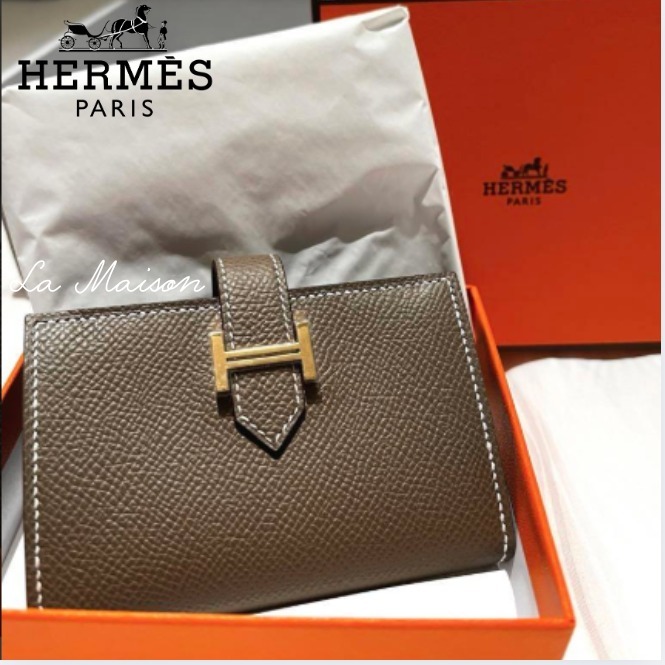 **入手困難**【HERMES】ミニ財布 Etoupe 《ベアン》