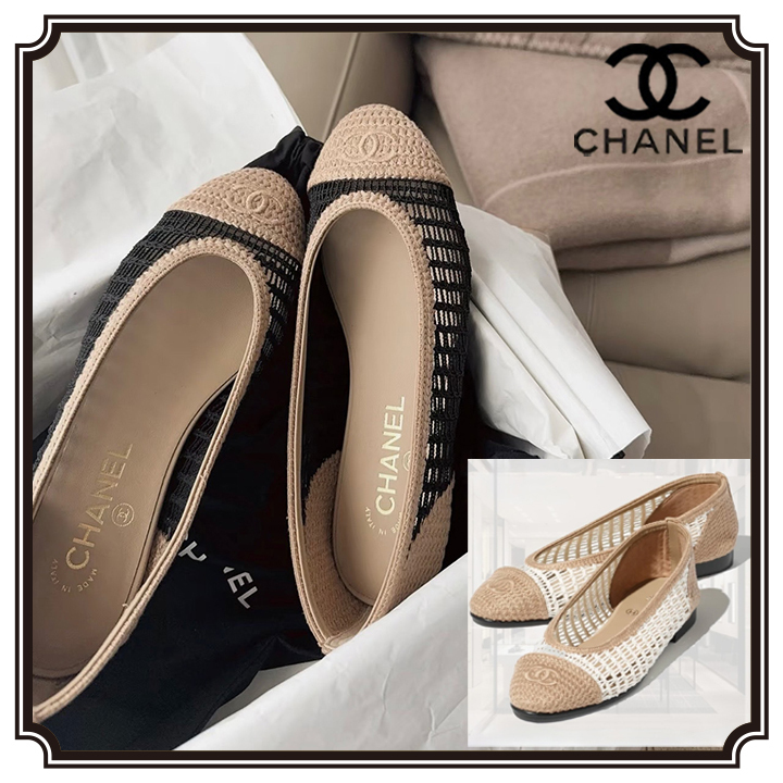 【透け感がお洒落♡】CHANEL バレリーナ