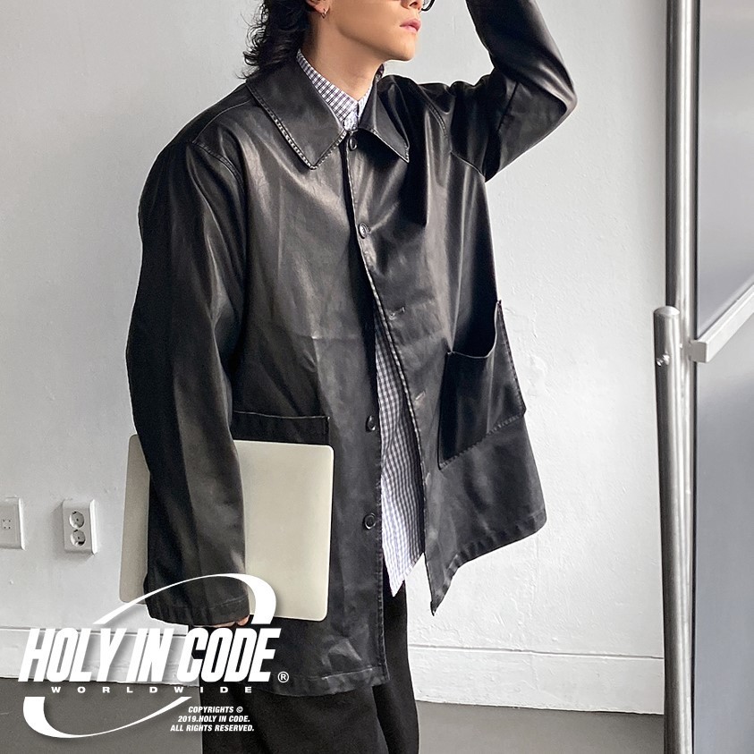 レザージャケット・コート No.1124 fade leather half JK