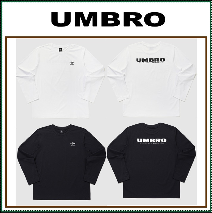 【UMBRO】Fresh Small Logo Long Sleeve T-Shirts /追跡付