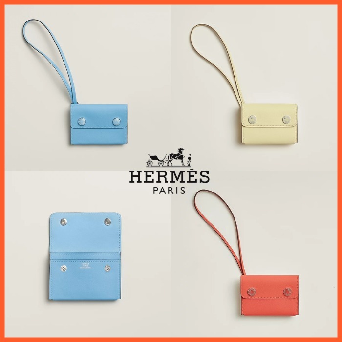 【スマートに収納】 HERMES カードケース ≪Clou de Selle≫