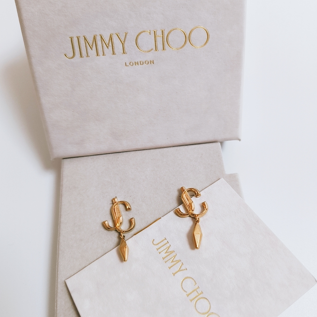 国内発送◆Jimmy Choo JC ダイヤモンド ピアス ジミーチュウ