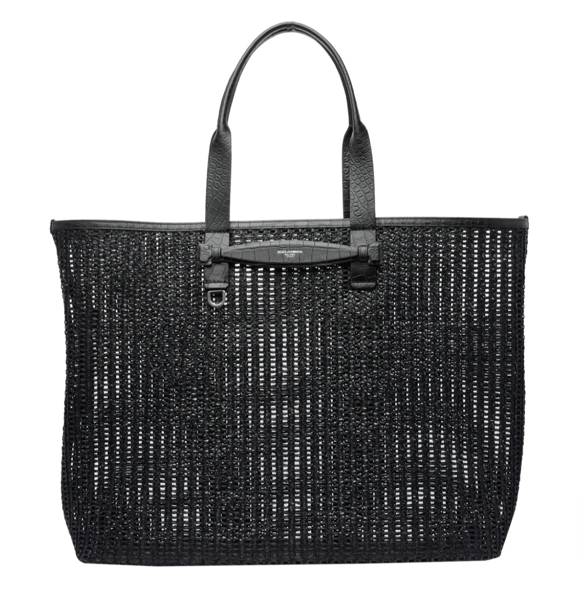 【関税・送料無料】D&G かぎ針編みのショッピングバッグ