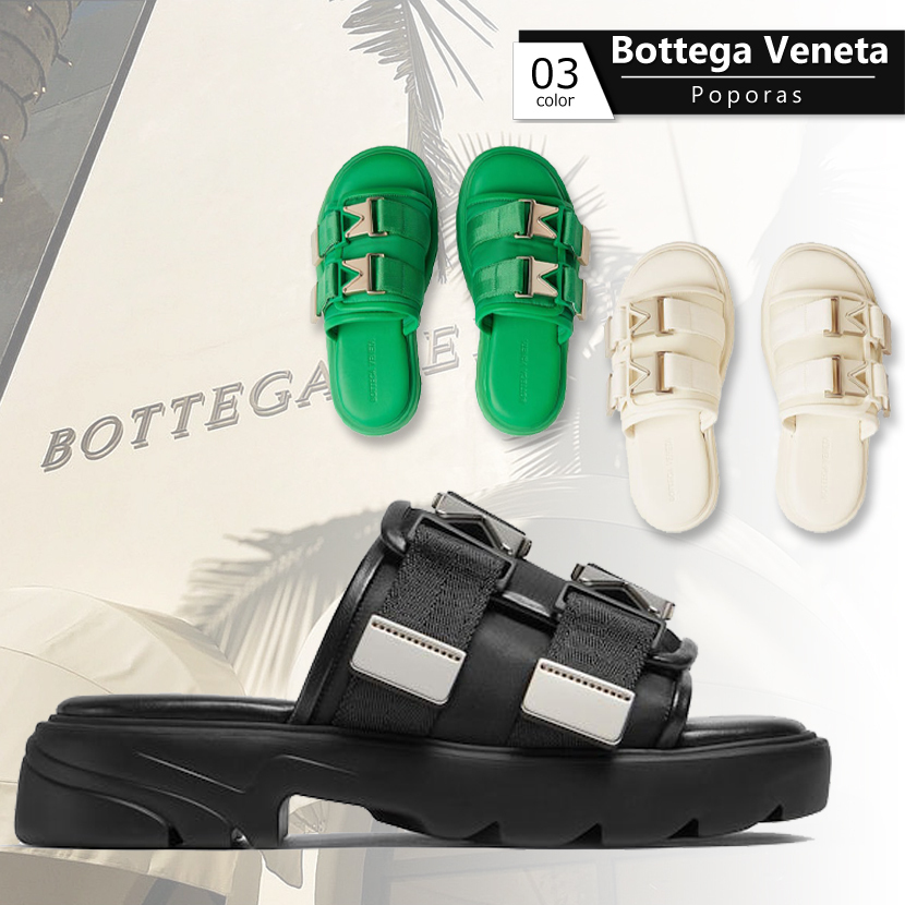 エッジが効いた【BOTTEGA VENETA】ベルクロ FLASH サンダル