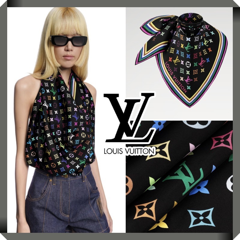 大人カワイイ♡Louis Vuitton★LV × TMカレ90マルチカラー