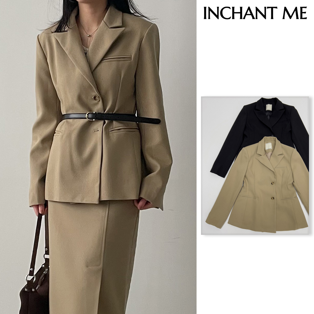 【INCHANT ME】Chilia Glass Half Double Jacket