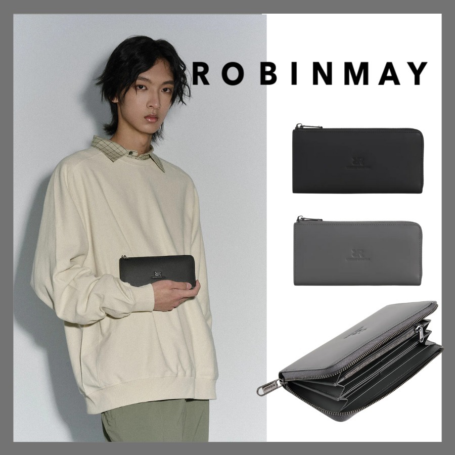 追跡有★ROBINMAY 本革 カードたっぷり シンプル 長財布