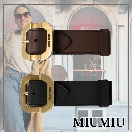 レザー（本革） MiuMiu(ミュウミュウ) ブレスレット(レディース